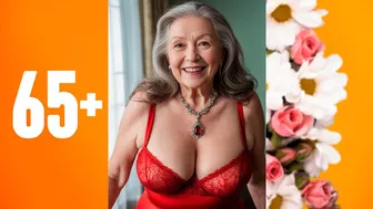 Natural Older Woman Over 65 Attractively Dressed Classy | Lingerie Сollection 2