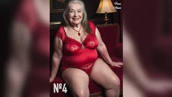 Natural Older Woman Over 65 Attractively Dressed Classy | Lingerie Сollection 2