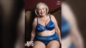 Natural Older Woman Over 65 Attractively Dressed Classy | Lingerie Сollection 2