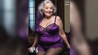 Natural Older Woman Over 65 Attractively Dressed Classy | Lingerie Сollection 2