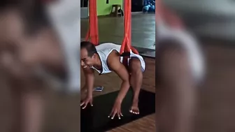 Anti-Gravity Yoga by Manohara in Denpasar #yoga #shorts