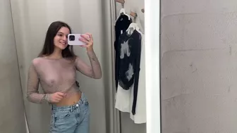 Transparent Clothes Try on Haul with Emily | See through try on