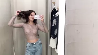 Transparent Clothes Try on Haul with Emily | See through try on