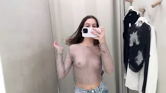 Transparent Clothes Try on Haul with Emily | See through try on