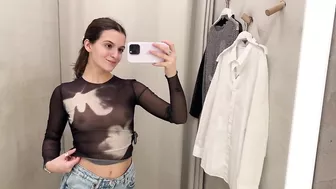 Transparent Clothes Try on Haul with Emily | See through try on