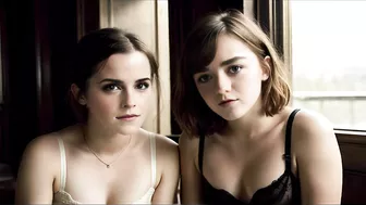 Emma Watson and Maisie Williams AI Lingerie Portraits