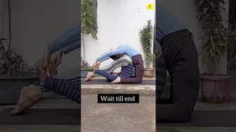 Try this pose #yoga #shorts #shortsfeed #ytshorts #yogachallenges #challengeshorts #sundayfunday