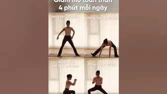 4 PHÚT YOGA GIẢM MỠ ĐÓN TẾT, SĂN CHẮC TOÀN THÂN| GIA ĐÌNH YOGA #yoga #giamcan #giammo #yogaonline