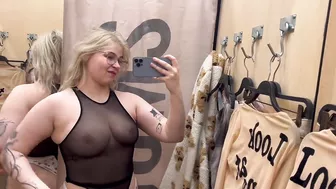 4K | Try On Haul | Transparent clothes shopping