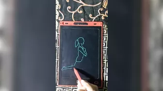 yoga drawing ll how to draw yoga pose #shorts #yoga