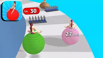 Yoga Color Ball Race ​- All Levels Gameplay Android,ios (Levels 4-6)