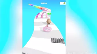 Yoga Color Ball Race ​- All Levels Gameplay Android,ios (Levels 4-6)