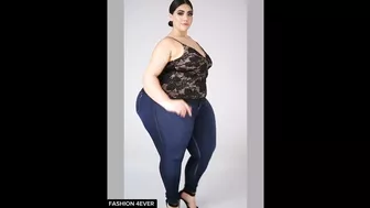 Plus Size Sexy Tight Jeans Bodysuit Try On Haul #plussize #lingerie #tryonhaul