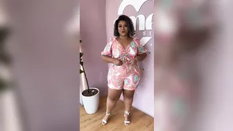 Glamorous model,curvy women????dress, romper,plus try on haul ????