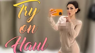 [4K] Transparent Try-on Haul with Lola | See Through Haul