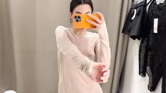 [4K] Transparent Try-on Haul with Lola | See Through Haul