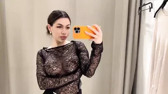 [4K] Transparent Try-on Haul with Lola | See Through Haul