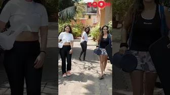 Malaika Arora's friends TEASE her outside her Yoga class #shorts #malaikaarora