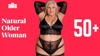 Natural Older Women Over 50 ???? Classic Lingerie Fashion ⭐️ 74