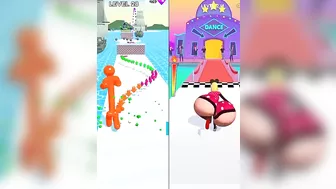 Twerk vs tall man run game | Tall man run vs twerk run game play | twerk race 3D-running game | run