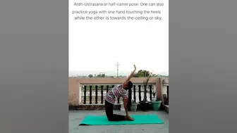 Ustrasana/ yoga asanas/ pose / yoga for health/#ytshorts #viral #flexibility #yoga #morningyoga #fit