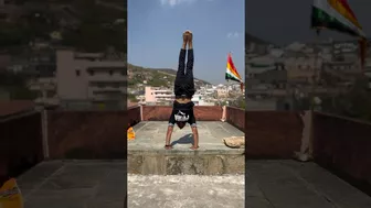 Handstand Challenge???????????????? #shorts #fitness #gym #trending #viral #workout #hanuman #yoga #india