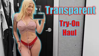 4K Sheer Top Try On | Try on haul 2024 |