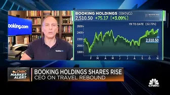 Booking Holdings CEO: We are hopeful on a travel rebound