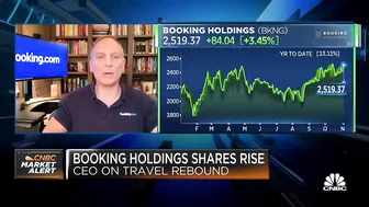 Booking Holdings CEO: We are hopeful on a travel rebound