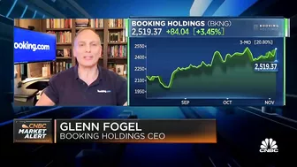 Booking Holdings CEO: We are hopeful on a travel rebound