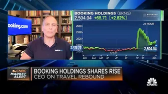 Booking Holdings CEO: We are hopeful on a travel rebound