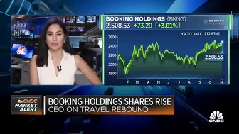 Booking Holdings CEO: We are hopeful on a travel rebound