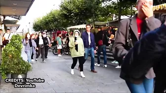 Bushman funny prank in Germany