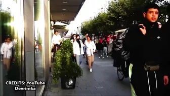 Bushman funny prank in Germany