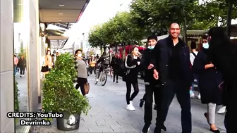 Bushman funny prank in Germany