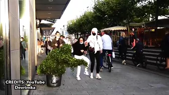 Bushman funny prank in Germany