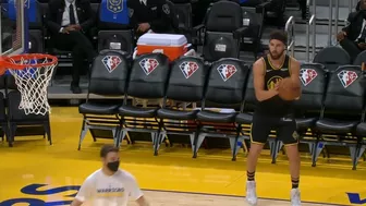 Klay Thompson Back On Court & Can’t Miss a Shot ????