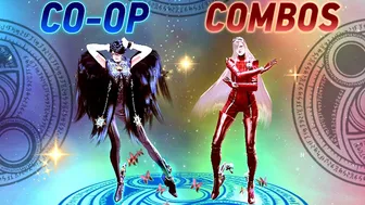 Bayonetta 2 - coop crazy combos compilation, 2 players