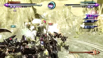 Bayonetta 2 - coop crazy combos compilation, 2 players