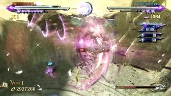 Bayonetta 2 - coop crazy combos compilation, 2 players