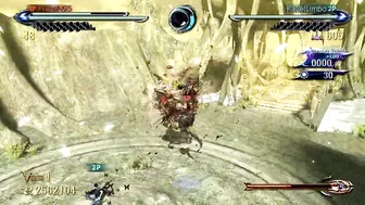 Bayonetta 2 - coop crazy combos compilation, 2 players