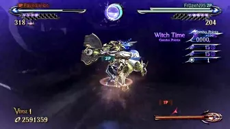 Bayonetta 2 - coop crazy combos compilation, 2 players