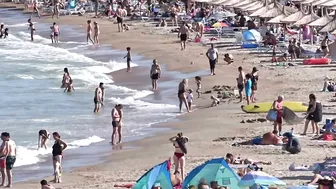 2021 Plaja Monaco Beach 4K VIDEO  Sun Summer Party Fun Mamaia Bikini Beach.