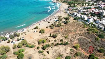 Golden beach (Chrissi akti) Chania Crete Greece