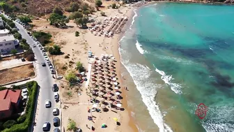 Golden beach (Chrissi akti) Chania Crete Greece