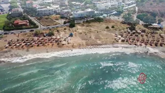 Golden beach (Chrissi akti) Chania Crete Greece