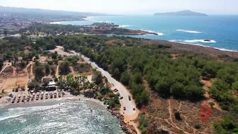 Golden beach (Chrissi akti) Chania Crete Greece