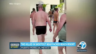 4 Americans injured during deadly gang-related shootout on Mexico beach near Cancun resort l ABC7