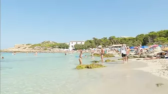 Beach Walk | Cala agulla | Mallorca | Spain 4K |