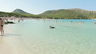 Beach Walk | Cala agulla | Mallorca | Spain 4K |